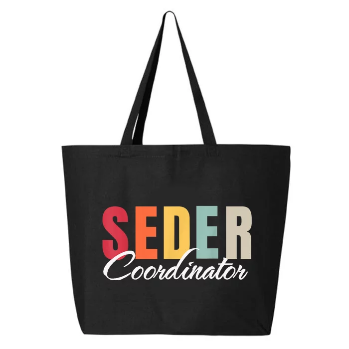 Funny Passover Seder Coordinator Jewish Passover Leader 25L Jumbo Tote