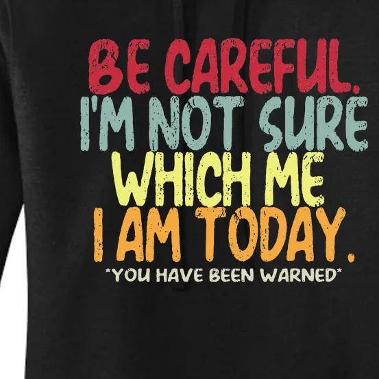 Funny Personality Sarcastic Morning Attitude Women's Pullover Hoodie