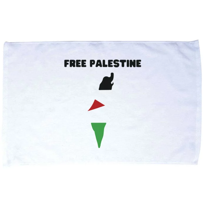 Free Palestine Save Palestine Stand With Palestine Microfiber Hand Towel