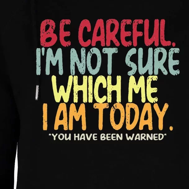 Funny Personality Sarcastic Morning Attitude Womens Funnel Neck Pullover Hood