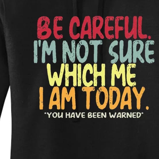 Funny Personality Sarcastic Morning Attitude Women's Pullover Hoodie