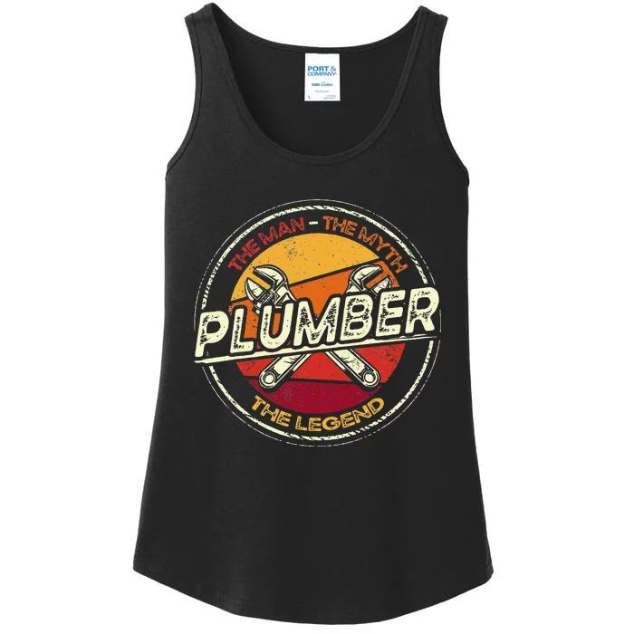 Funny Plumbing Saying Pipefitter & Plumber Ladies Essential Tank