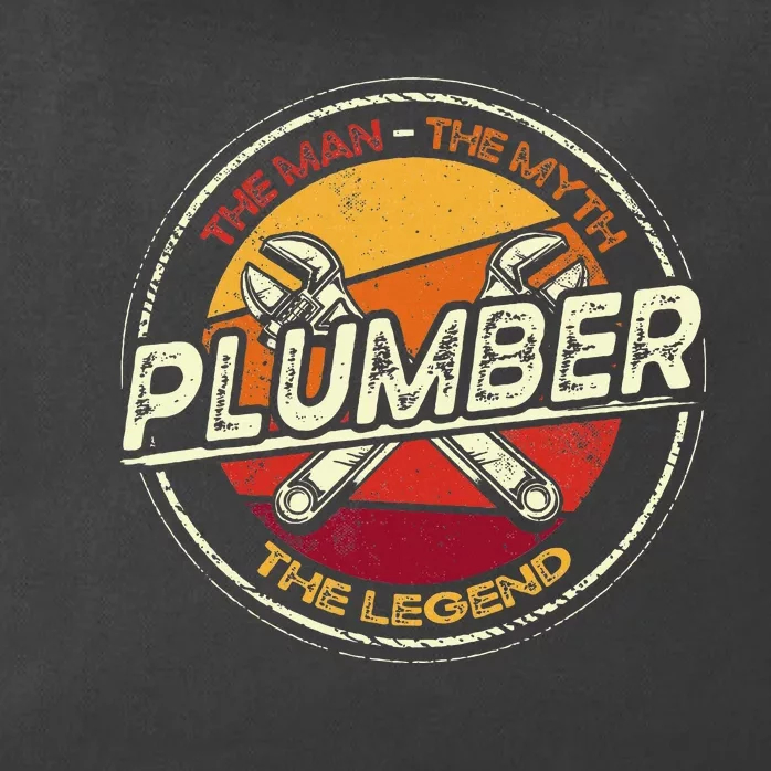 Funny Plumbing Saying Pipefitter & Plumber Zip Tote Bag