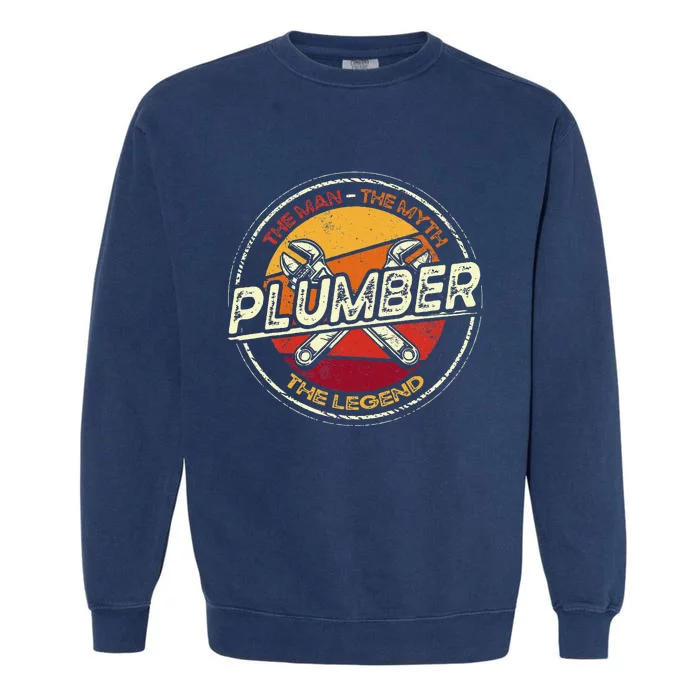 Funny Plumbing Saying Pipefitter & Plumber Garment-Dyed Sweatshirt