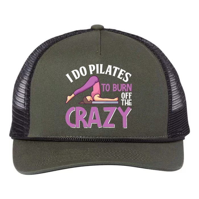 Funny Pilates Saying Pilates Trainer Contrology Instructor Retro Rope Trucker Hat Cap