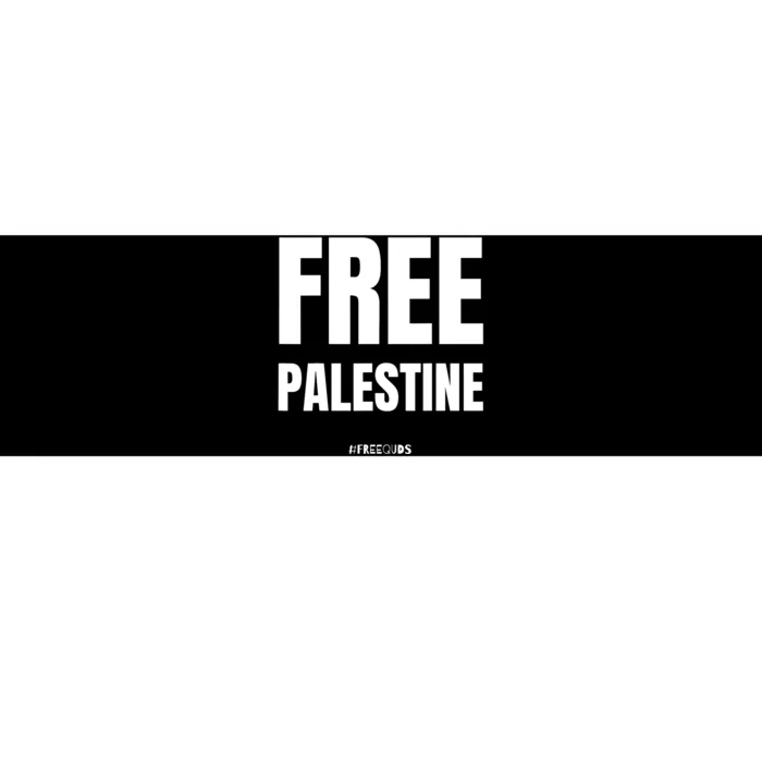 Free Palestine Support Palestine People Bumper Sticker