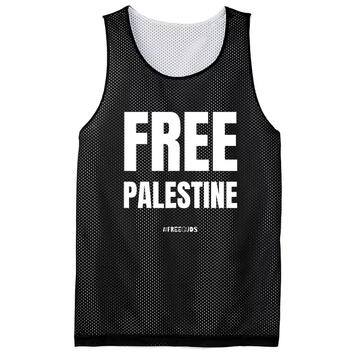 Free Palestine Support Palestine People Mesh Reversible Basketball Jersey Tank