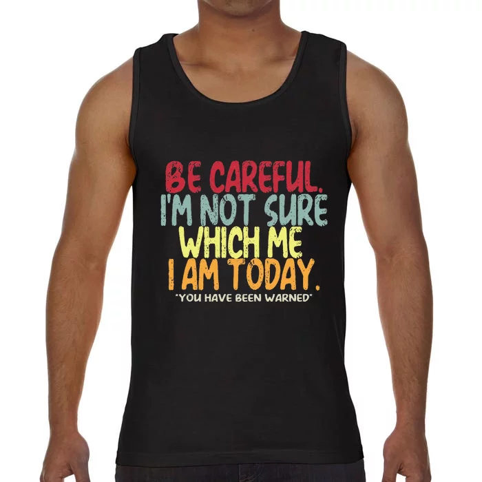 Funny Personality Sarcastic Morning Attitude Comfort Colors® Tank Top