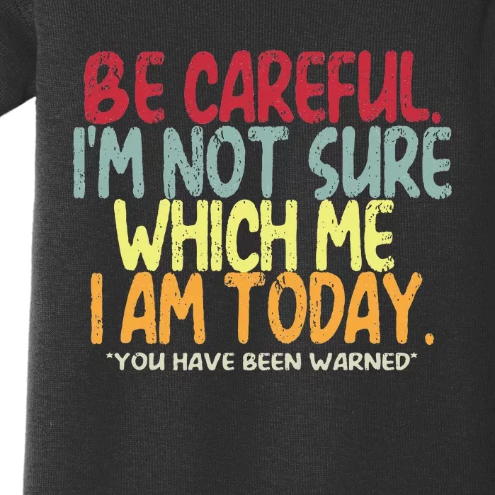 Funny Personality Sarcastic Morning Attitude Baby Bodysuit