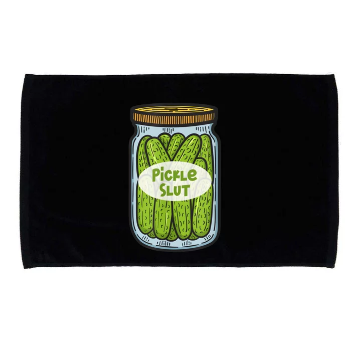 Funny Pickle Slut For Dill And Pickle Lover Microfiber Hand Towel