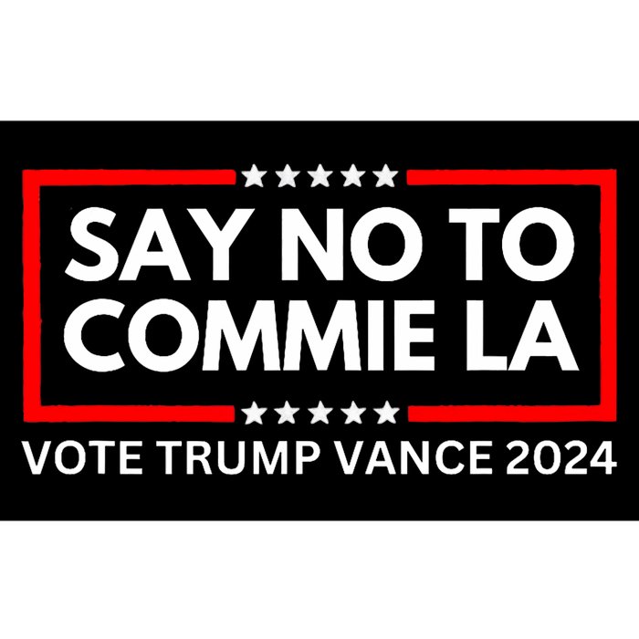 Funny Political Say No To Commie La Vote Trump Vance 2024 Bumper Sticker