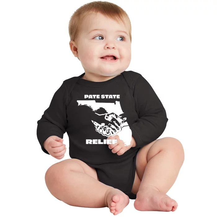 Florida Pate State Relief Baby Long Sleeve Bodysuit