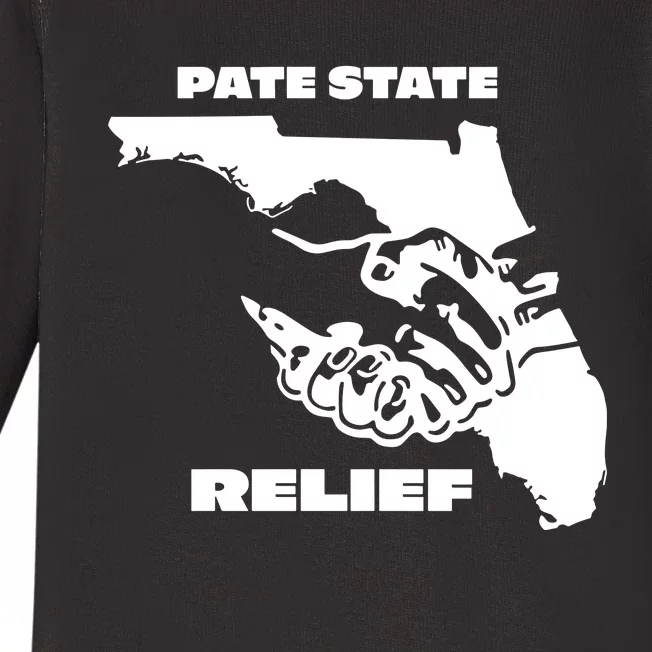 Florida Pate State Relief Baby Long Sleeve Bodysuit