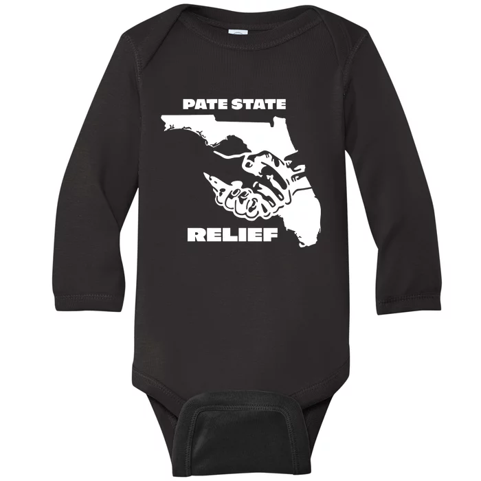 Florida Pate State Relief Baby Long Sleeve Bodysuit