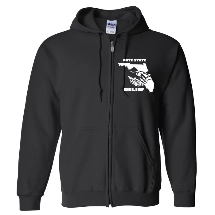 Florida Pate State Relief Full Zip Hoodie