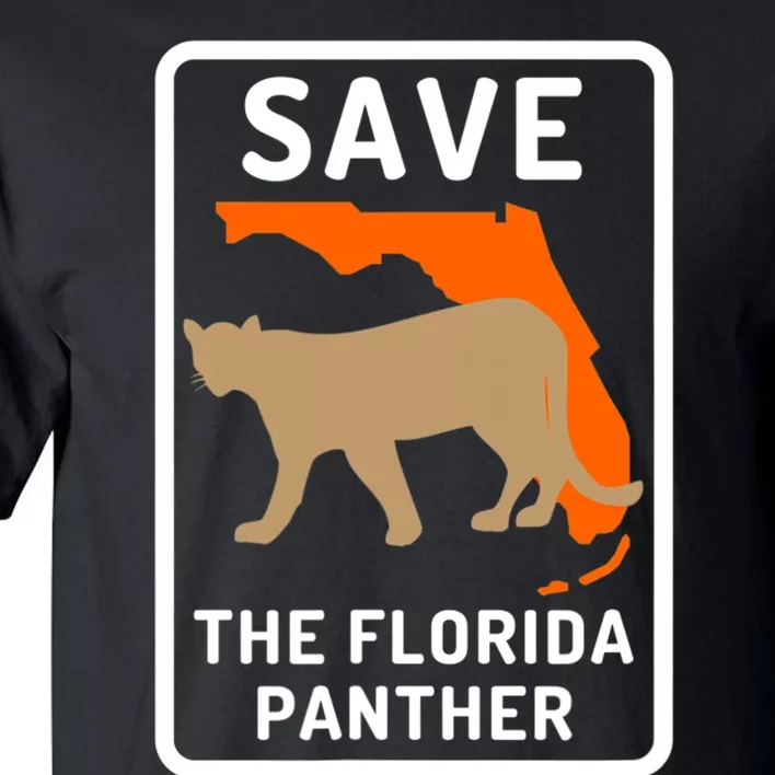 Florida Panther Save The Species Tall T-Shirt