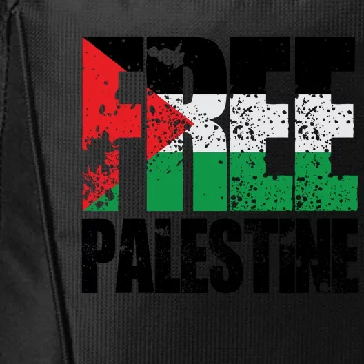 Free Palestine Support Palestine Gaza Jerusalem City Backpack