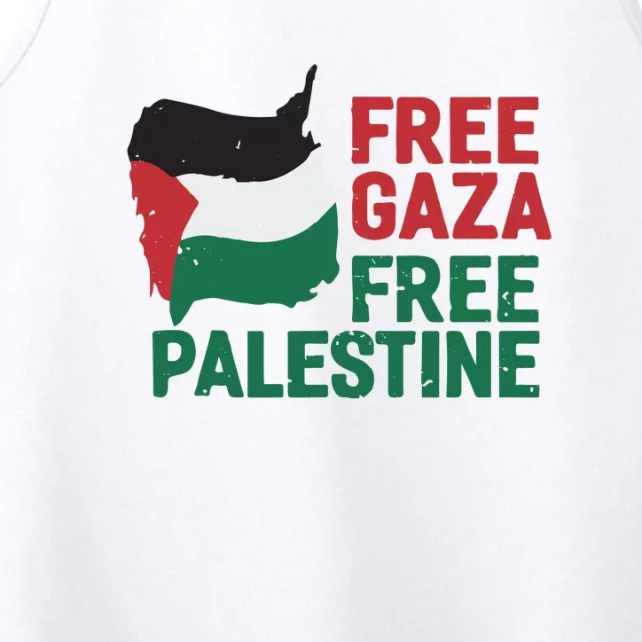 Free Palestine Stand With Palestine Activist Equality Performance Tank