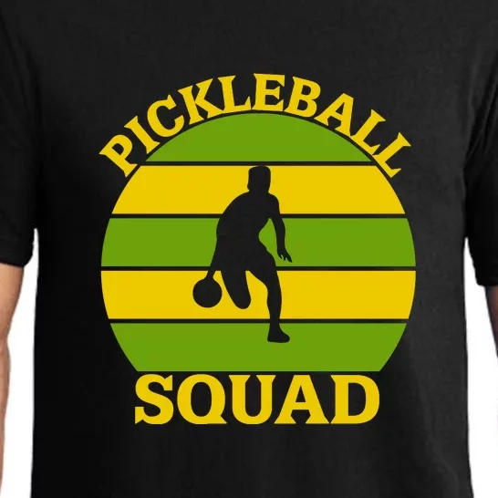 Funny Pickleball Squad Sport Gift For Pickleball Team Pajama Set