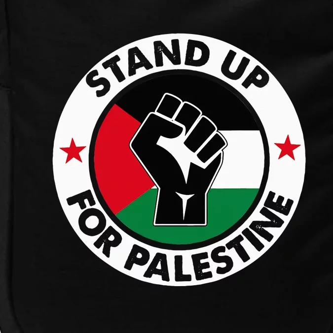 Free Palestine Stand up For Palestine Impact Tech Backpack