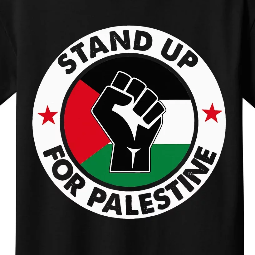 Free Palestine Stand up For Palestine Kids T-Shirt