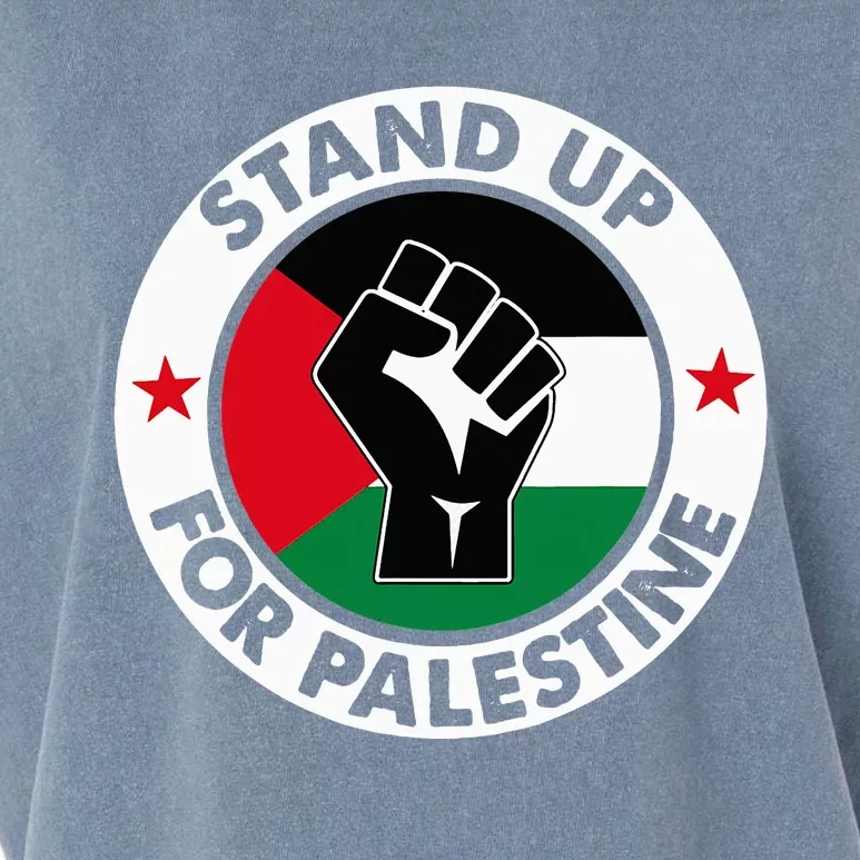 Free Palestine Stand up For Palestine Garment-Dyed Women's Muscle Tee