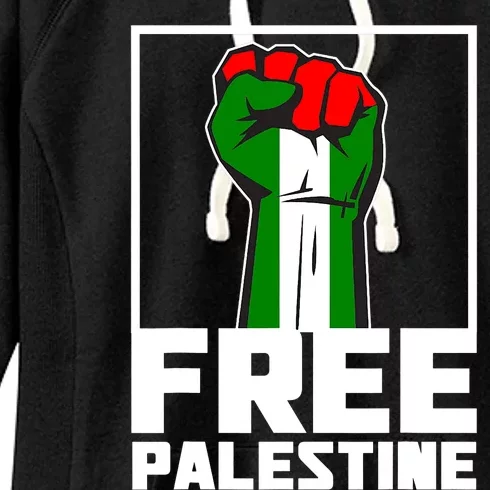 Free Palestine Support Palestine People Women's Fleece Hoodie