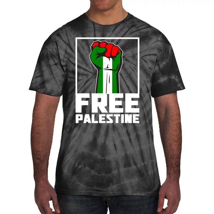 Free Palestine Support Palestine People Tie-Dye T-Shirt