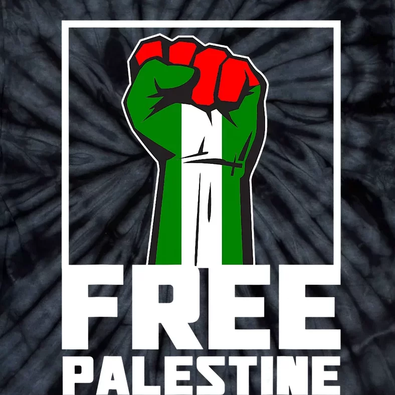 Free Palestine Support Palestine People Tie-Dye T-Shirt