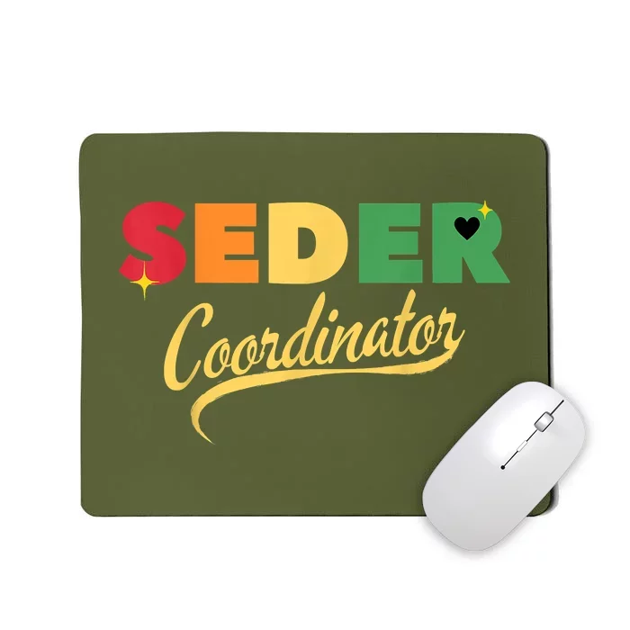 Funny Passover Seder Coordinator Jewish Passover Leader Mousepad