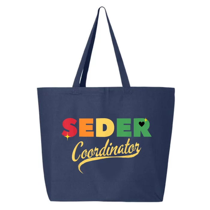 Funny Passover Seder Coordinator Jewish Passover Leader 25L Jumbo Tote