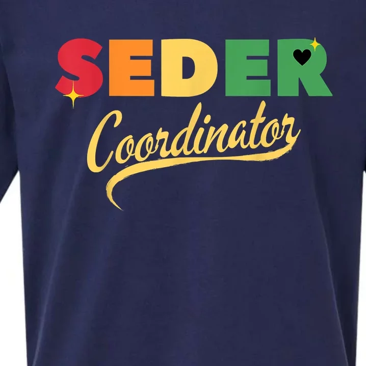 Funny Passover Seder Coordinator Jewish Passover Leader Sueded Cloud Jersey T-Shirt