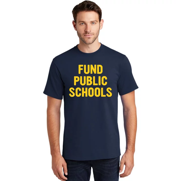 Fund Public Schools Raglan Baseball Tall T-Shirt