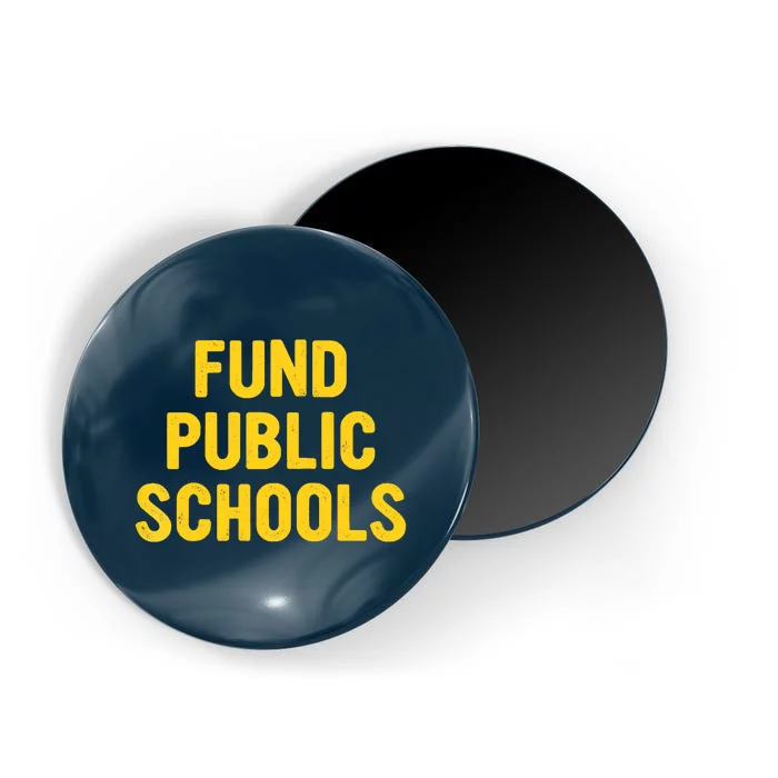 Fund Public Schools Raglan Baseball Magnet