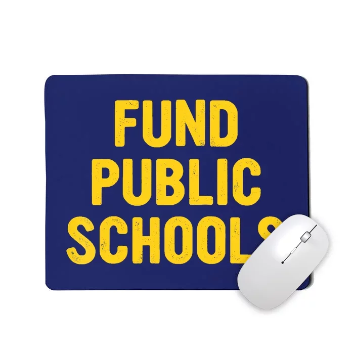 Fund Public Schools Raglan Baseball Mousepad