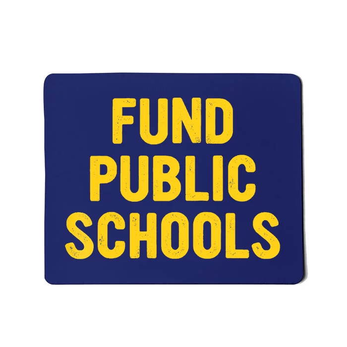 Fund Public Schools Raglan Baseball Mousepad