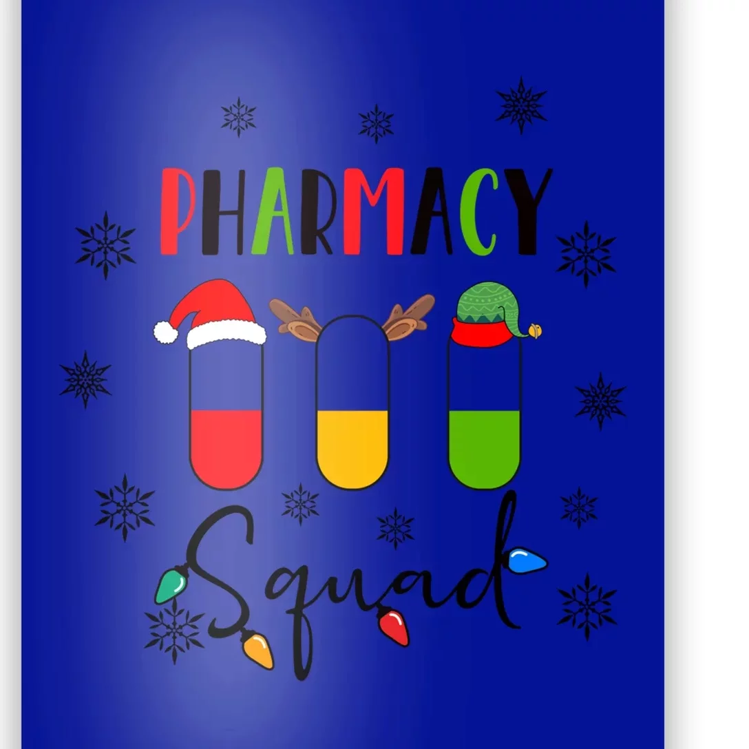 Funny Pharmacy Squad Christmas Cute Xmas Pharmacy Crew Gift Poster