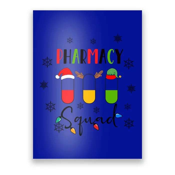 Funny Pharmacy Squad Christmas Cute Xmas Pharmacy Crew Gift Poster