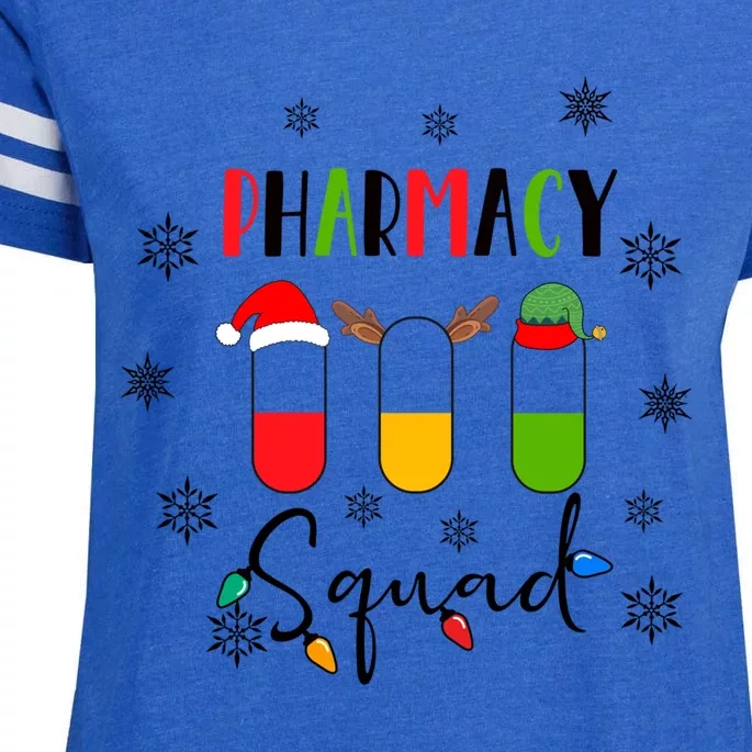 Funny Pharmacy Squad Christmas Cute Xmas Pharmacy Crew Gift Enza Ladies Jersey Football T-Shirt