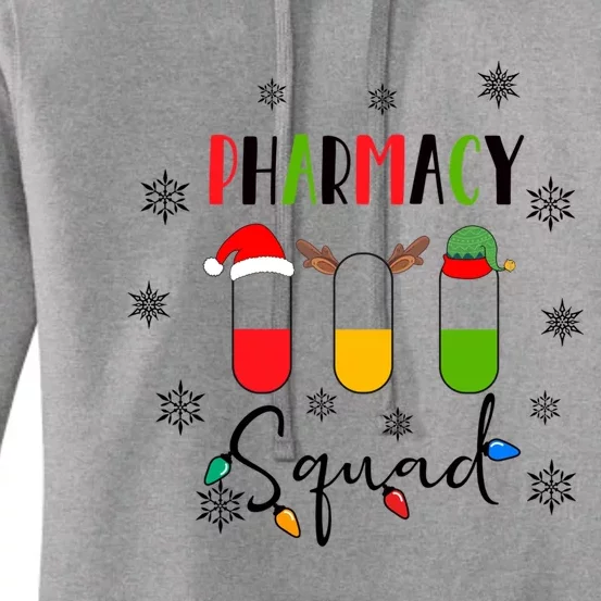 Funny Pharmacy Squad Christmas Cute Xmas Pharmacy Crew Gift Women's Pullover Hoodie