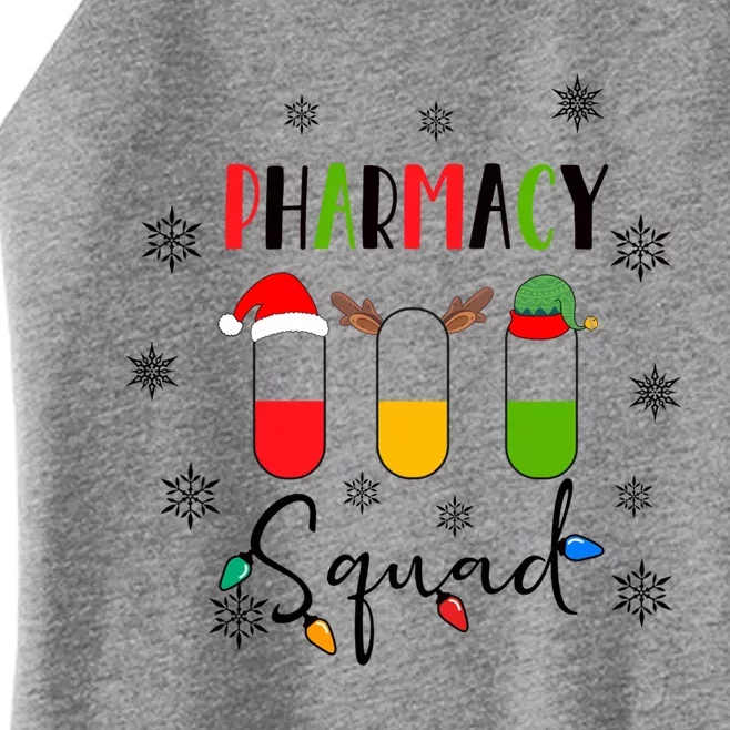 Funny Pharmacy Squad Christmas Cute Xmas Pharmacy Crew Gift Women’s Perfect Tri Rocker Tank