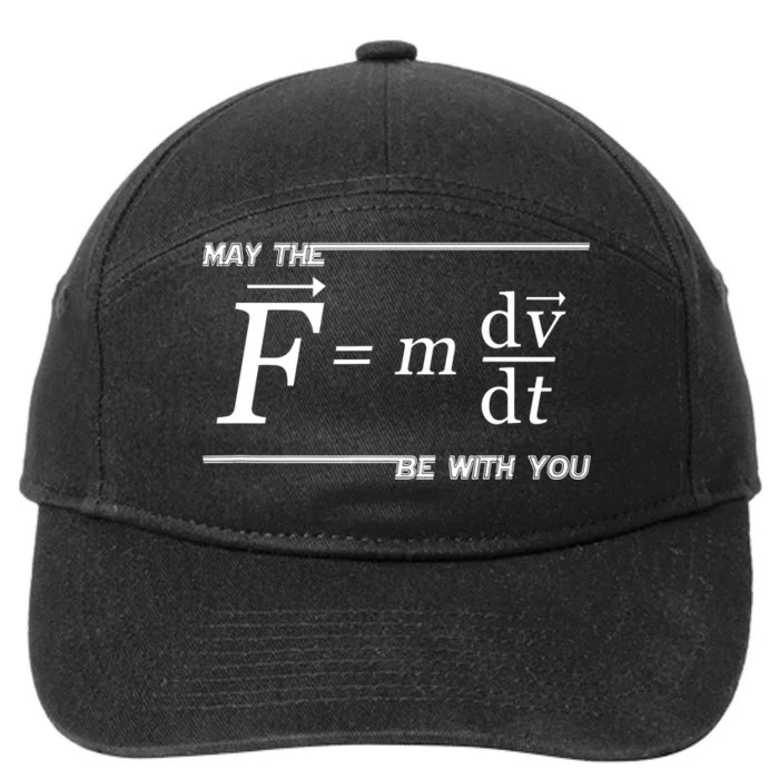 Funny Physics Science 7-Panel Snapback Hat