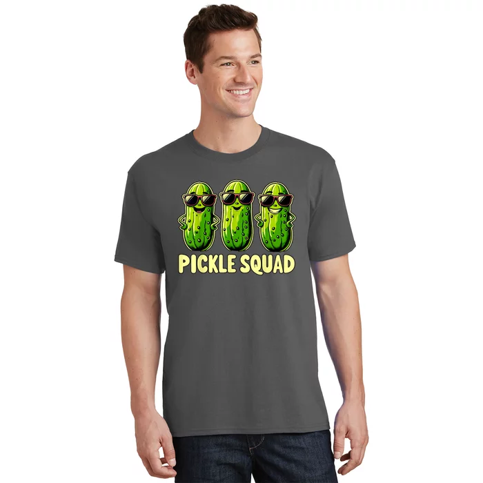 Funny Pickle Squad Dill Pickle Costume Vegan Pickle Crew Gift T-Shirt