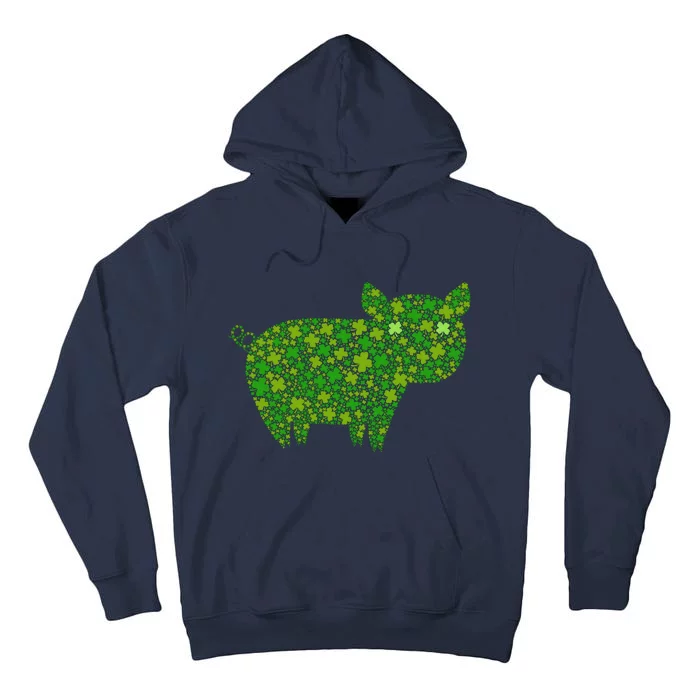 Funny Pig Shamrock Irish Pig Lover St Patricks Day Tall Hoodie