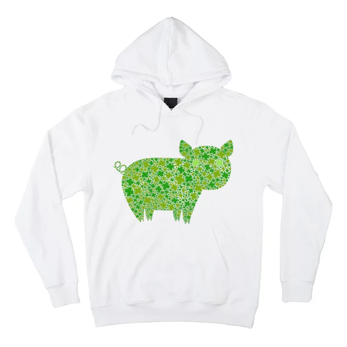 Funny Pig Shamrock Irish Pig Lover St Patricks Day Hoodie