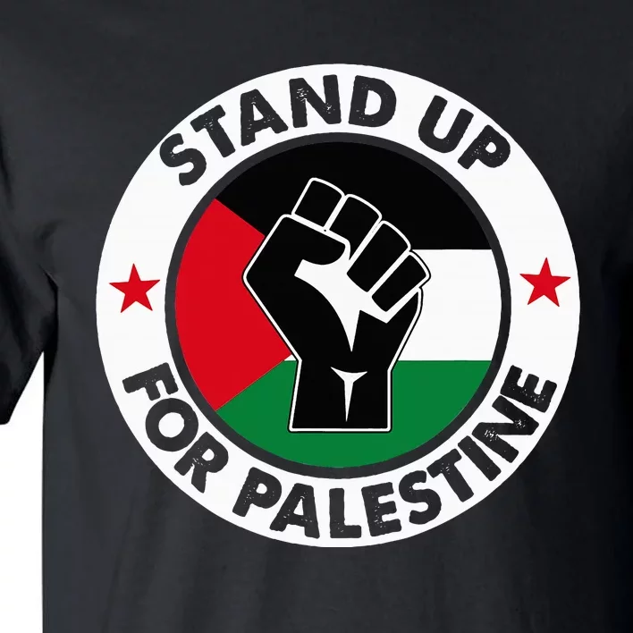 Free Palestine Stand Up For Palestine Tall T-Shirt