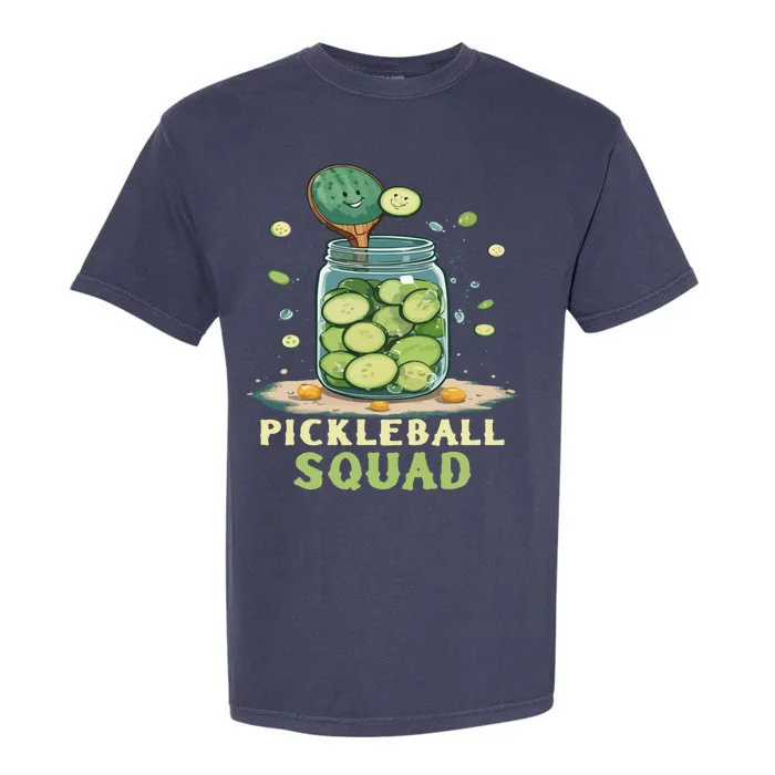 Funny Pickleball Squad Garment-Dyed Heavyweight T-Shirt