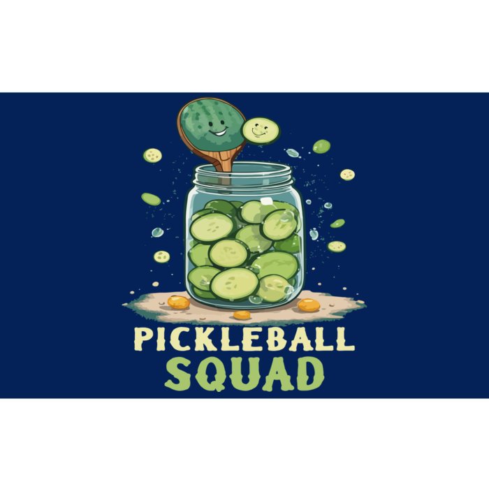 Funny Pickleball Squad Bumper Sticker