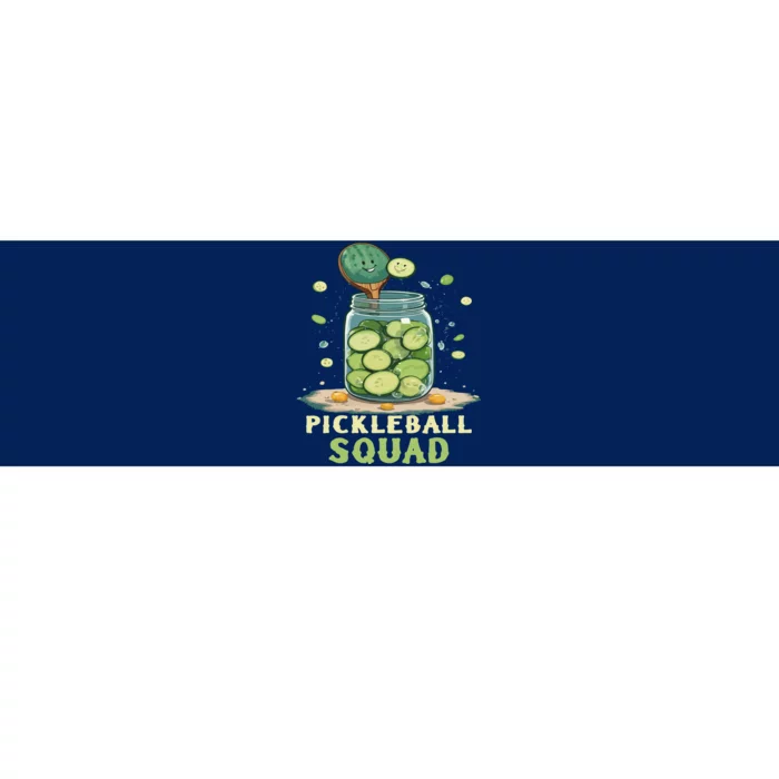 Funny Pickleball Squad Bumper Sticker