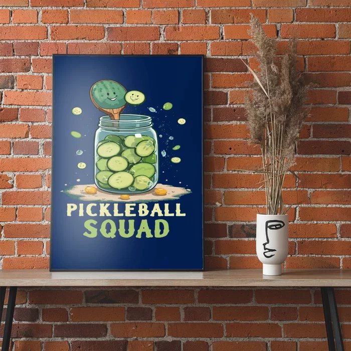 Funny Pickleball Squad Poster